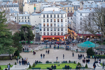 vista panoramica de paris francia