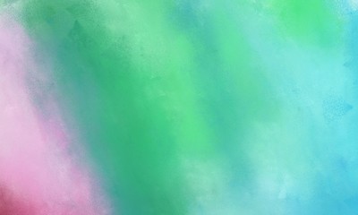 medium aqua marine, thistle and sky blue color painted background. broadly painted backdrop can be used as texture, background element or wallpaper