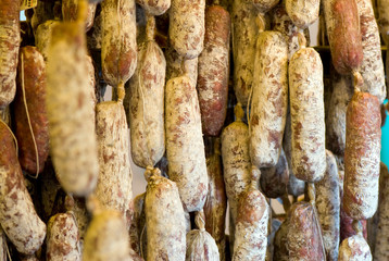 Salami hanging