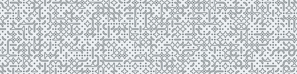 Truchet Random Pattern Generative Tile Art background illustration