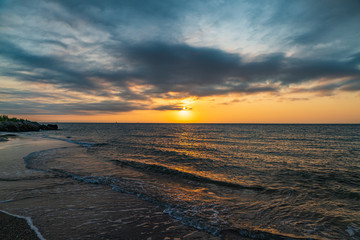 sunrise on the beach