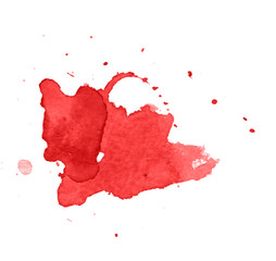 Colorful abstract watercolor texture with splashes and spatters. Modern creative watercolor background for trendy design.