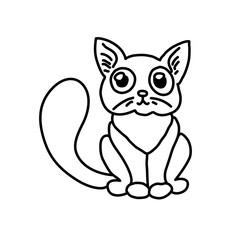 Cute cat illustration