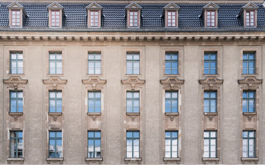 facade of an old berlin house