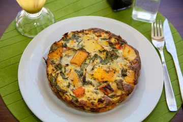 tarta de zanahoria brocoli y queso
