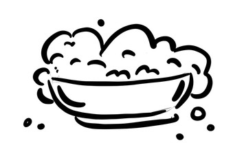 Soap icon isolated on white background