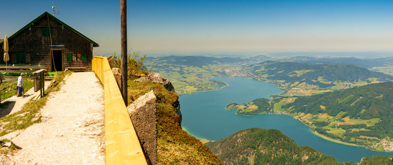 wide panorama from Schlafberg Mountain, Austria