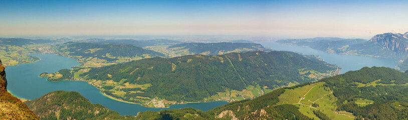 wide panorama from Schlafberg Mountain, Austria