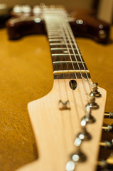 Fototapeta premium Closeup of an electric guitar