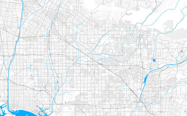 Fototapeta na wymiar Rich detailed vector map of Buena Park, California, USA