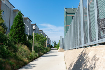 Entrance Ramp up to the 606 Trail in Wicker Park Chicago