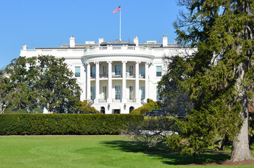 Fototapeta na wymiar White House in Washington dc USA