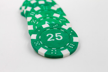 stack of poker chips