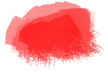 red hand drawn watercolor stain splash background pattern 