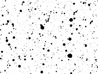 Ink blots Grunge urban background.Texture Vector. Dust overlay distress grain . Black paint splatter , dirty, poster for your design.