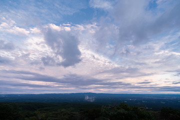 雲と夕焼け