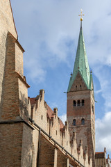 Fototapeta na wymiar Church Dom in Augsburg, Bavaria, Germany, unesco world heritag site