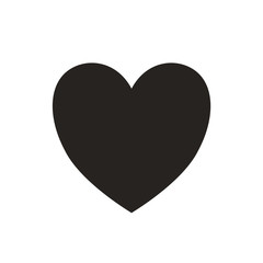 Abstract icon with heart icon for decorative design.