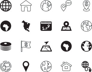map vector icon set such as: excursions, editable, event, breakfast, smart, colorful, circle, people, poster, style, reflection, flag, tracking, atm, logo, pancakes, geology, wifi, nature, diary