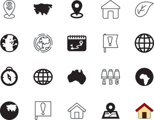 map vector icon set such as: chair, schedule, human, usa, airline, points, diary, navigator, people, poster, spa, disabled, foliage, bubble, dollar, plant, fresh, sheet, australian, aircraft, africa