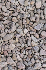 Close up of gravel. Texture. gravel. Background texture