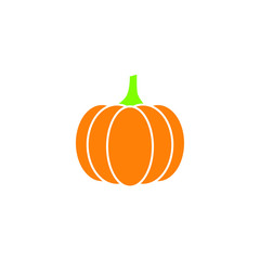 pumpkin icon - orange vector