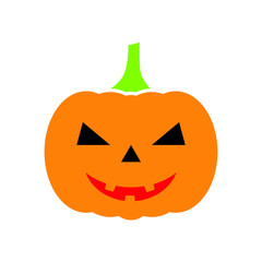 pumpkin icon. Happy Halloween,  Thanksgiving 