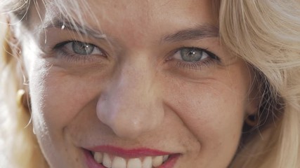Cropped shot of a beautiful happy woman laughing to the camera. Cropped portrait of a charming mature female smiling cheerfully to the camera. Beauty, diversity concept