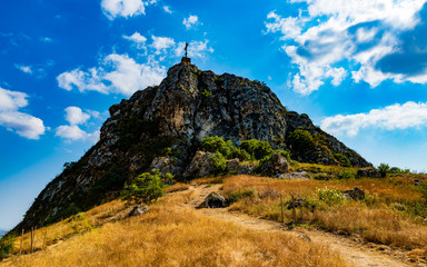 church building on the rock