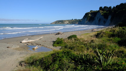 Gore Bay near Cheviot, Canterbury, New Zealand