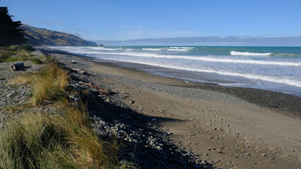 Gore Bay near Cheviot, Canterbury, New Zealand