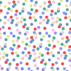 Confetti seamless pattern
