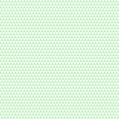 Pattern with green triangles representing three dimensions.