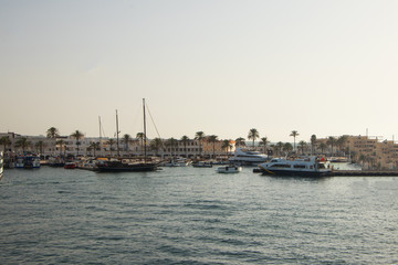 Fototapeta na wymiar port of Formentera