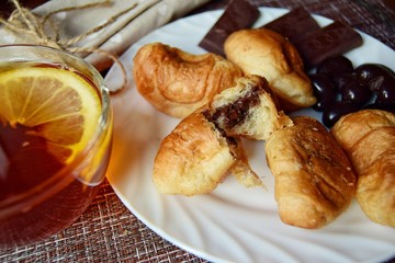 croissants on a plate
