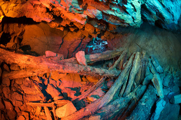 mine in the Alps, Switzerland