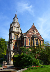 Buildings of Pembroke College in Cambridge, Great Britain