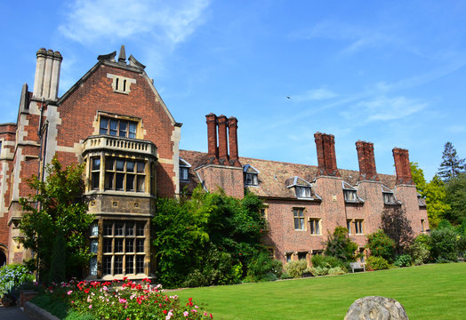 Buildings Of Pembroke College In Cambridge, Great Britain