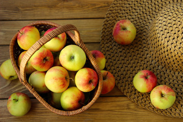 fresh fruits in a basket