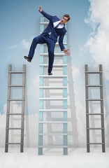 Employee being fired and falling from career ladder