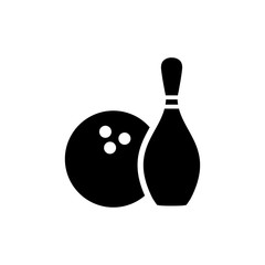 bowling and pin
