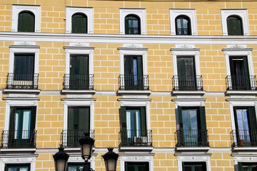 Andalusia with Colorful building and old architecture in Spain