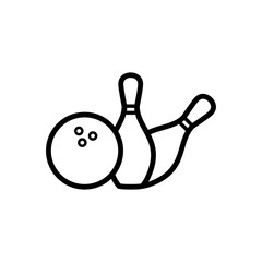 bowling and pin