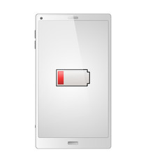 Smartphone mit Batterie Leer - Farbschema 02