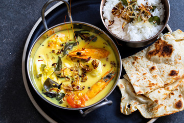 Meen moilee Indian fish curry