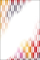 和風柄背景素材　はがき