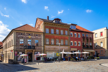 Marktplatz, Hammelburg, Bayern, Deutschland 