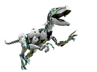 velociraptor robot walking