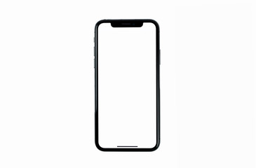 iphone isolated mockup 3D frameless of Smartphone iPhone x Pro Max with blank screen for...