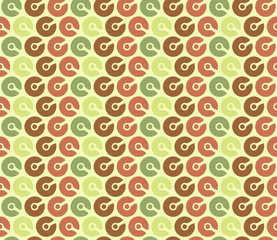 Abstract seamless circle pattern. Background design for prints, textile, fabric, package, cover, greeting cards.